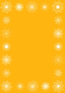 Holly snow snowflake. Free illustration for personal and commercial use.