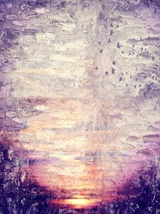 Sundown painting nature. Free illustration for personal and commercial use.
