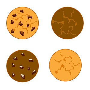 Biscuits sprite sheet icon. Free illustration for personal and commercial use.