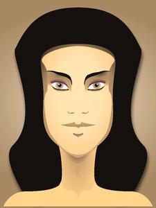 Female beauty Free illustrations. Free illustration for personal and commercial use.