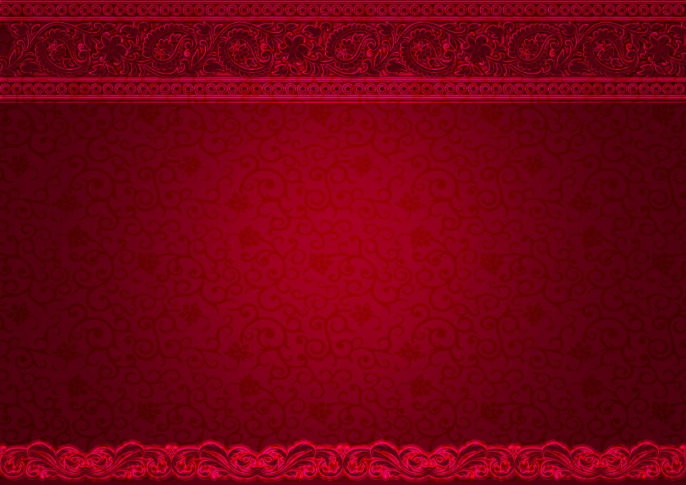 Ornaments red pattern. Free illustration for personal and commercial use.