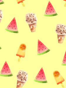 Pattern summer sweet. Free illustration for personal and commercial use.