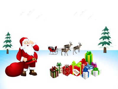 Merry christmas eve festival. Free illustration for personal and commercial use.
