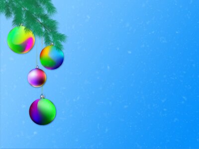 Holiday winter decoration. Free illustration for personal and commercial use.
