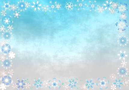 Xmas winter snowflakes. Free illustration for personal and commercial use.