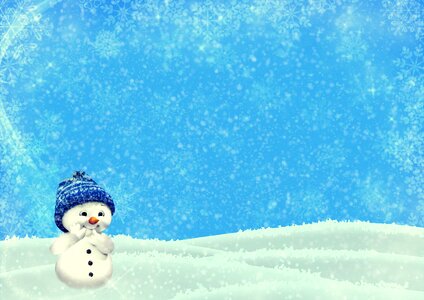 Snow landscape christmas wintry. Free illustration for personal and commercial use.