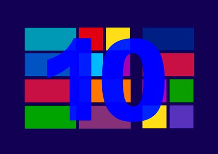 Ten microsoft surface. Free illustration for personal and commercial use.