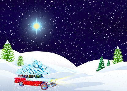 Station wagon the griswolds christmas vacation. Free illustration for personal and commercial use.