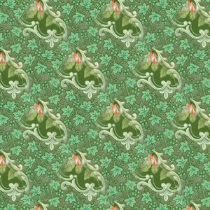Pattern antique green vintage. Free illustration for personal and commercial use.