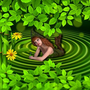 Nature fairy tale. Free illustration for personal and commercial use.