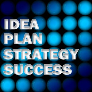 Success strategy business. Free illustration for personal and commercial use.