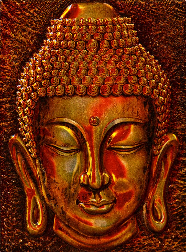 Face siddhartha gautama. Free illustration for personal and commercial use.