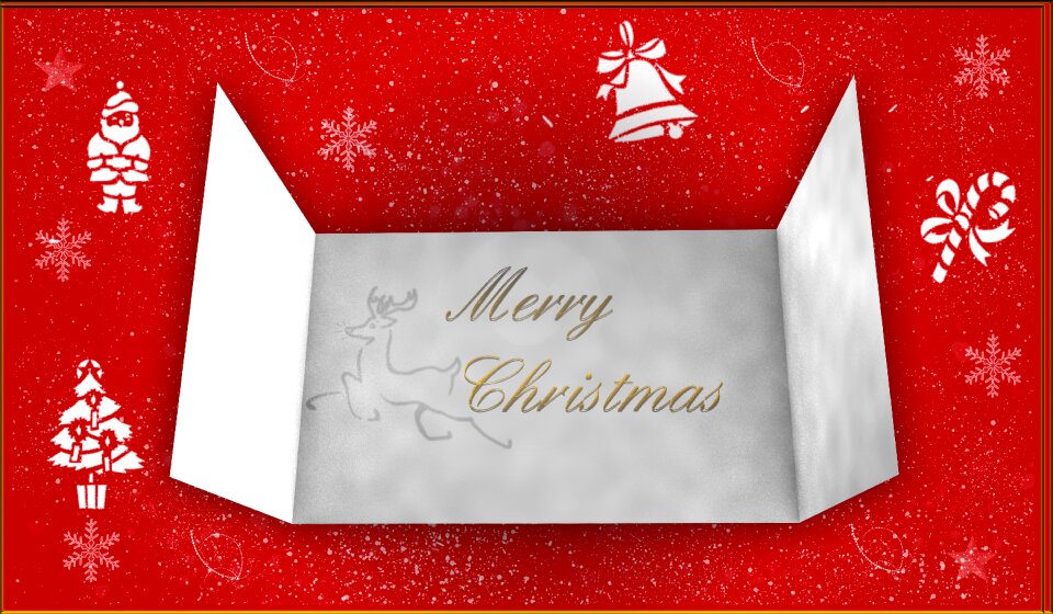 Christmas time christmas card background. Free illustration for personal and commercial use.