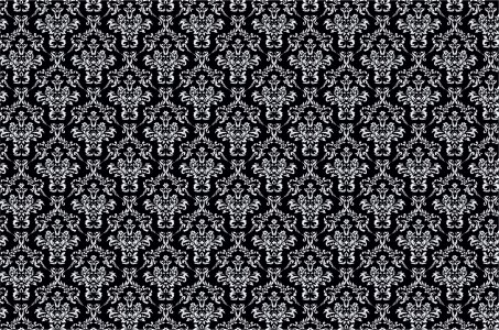 Grey gray damask background. Free illustration for personal and commercial use.