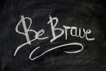 Font courageous brave. Free illustration for personal and commercial use.
