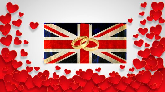 Rings flag england. Free illustration for personal and commercial use.