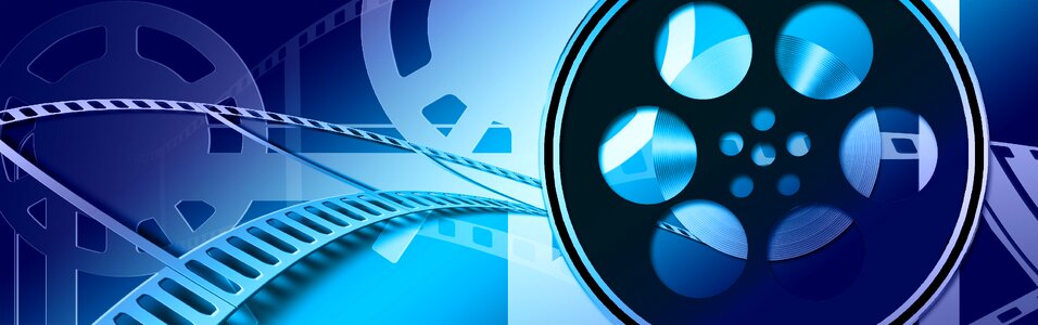 Cinema video filmstrip. Free illustration for personal and commercial use.