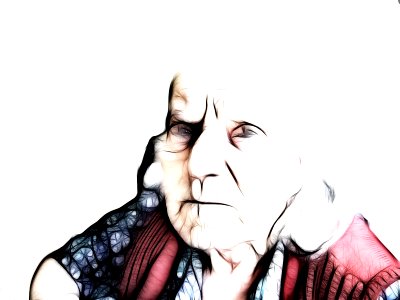 Old age alzheimer's. Free illustration for personal and commercial use.