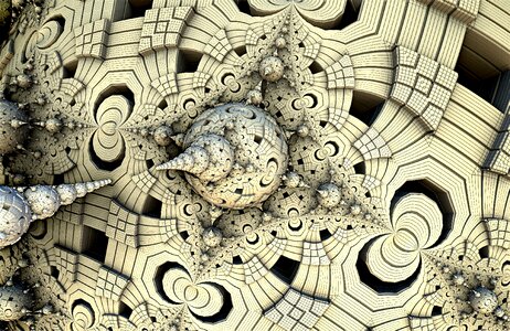 Geometric labyrinth sponge. Free illustration for personal and commercial use.