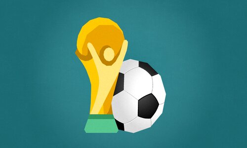 World cup soccer 2018. Free illustration for personal and commercial use.