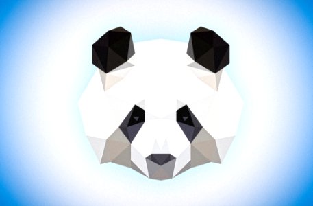 Art panda animal. Free illustration for personal and commercial use.