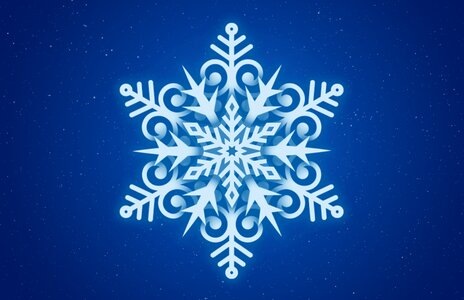 Cold christmas snowfall. Free illustration for personal and commercial use.
