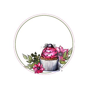 Holiday dessert sweet. Free illustration for personal and commercial use.