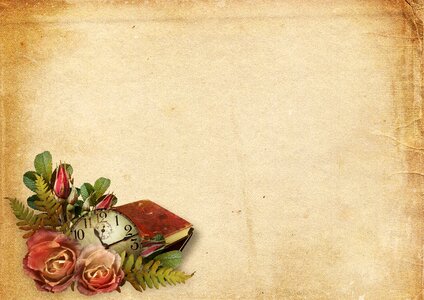 Vintage antique write. Free illustration for personal and commercial use.
