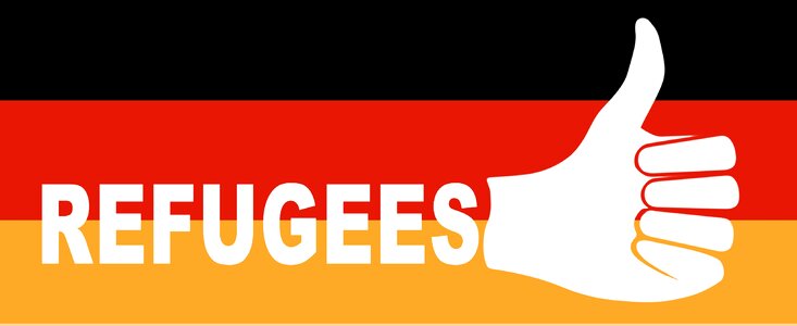 Refugee asylum politically. Free illustration for personal and commercial use.