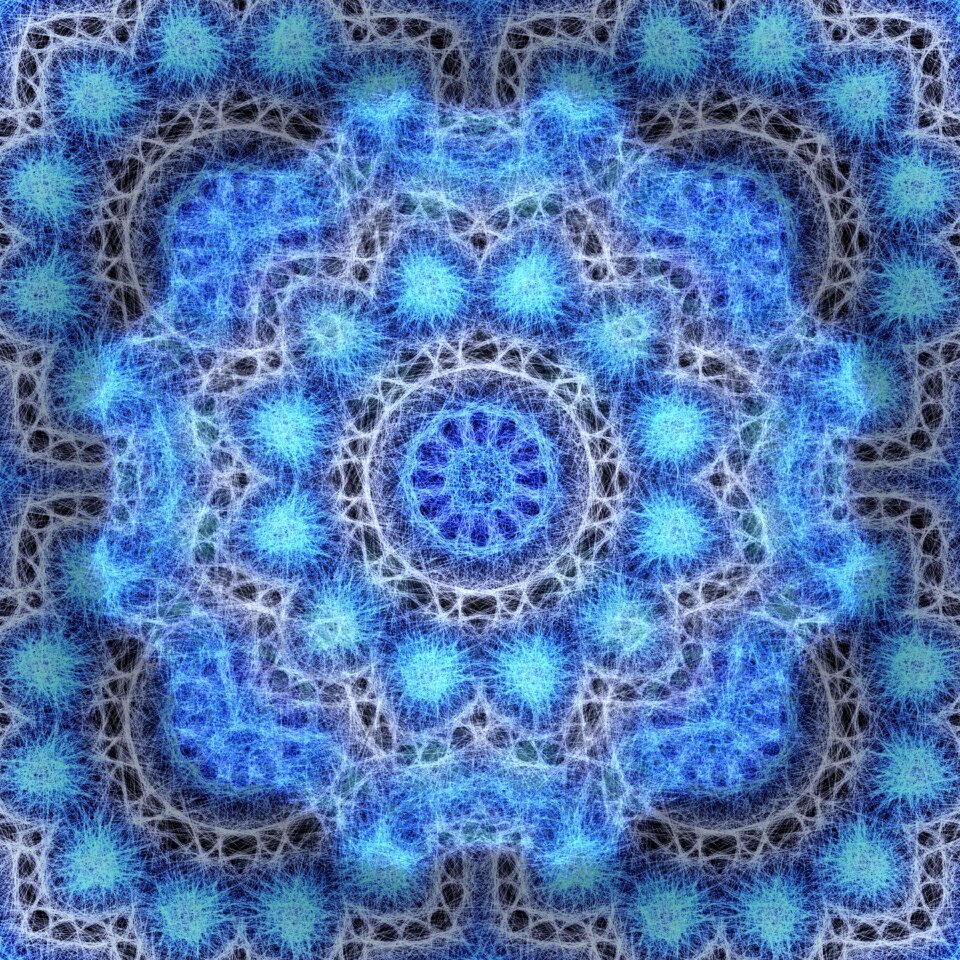 Kaleidoscope ornament digital. Free illustration for personal and commercial use.