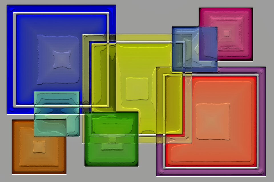 Abstract squares Free illustrations. Free illustration for personal and commercial use.