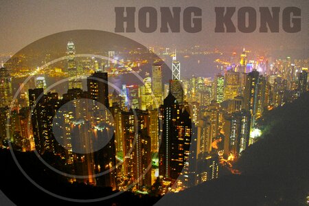 Romantic kowloon city beauty. Free illustration for personal and commercial use.