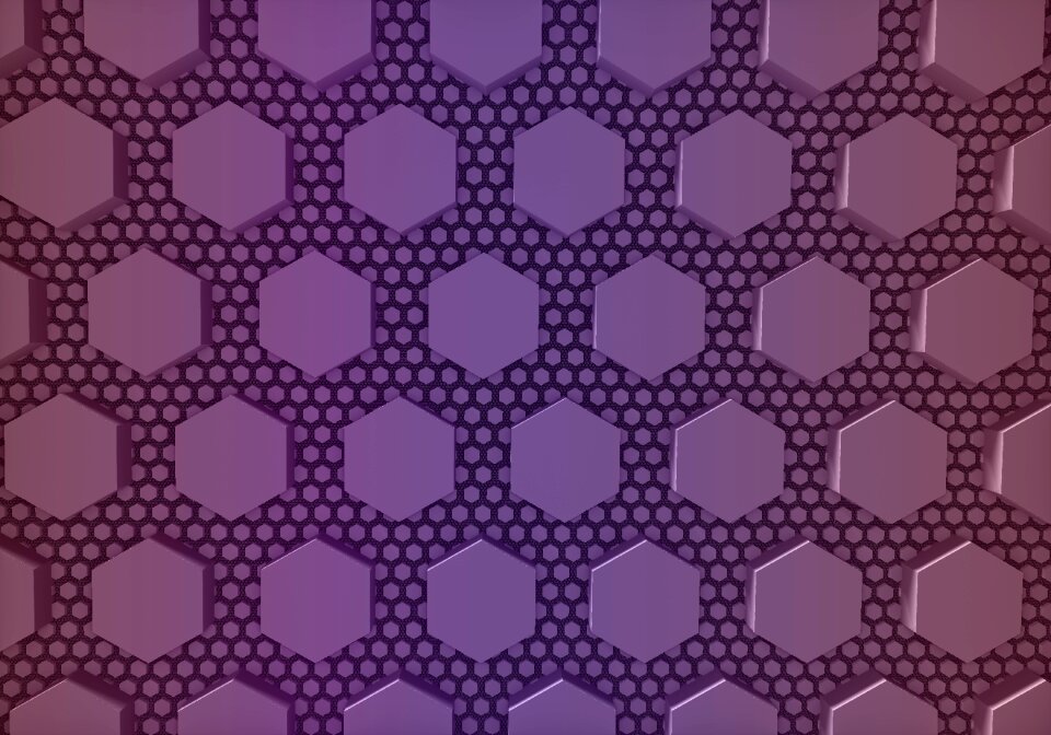 Hexagonal design pattern. Free illustration for personal and commercial use.