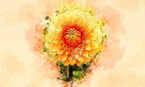 Painting watercolour creative. Free illustration for personal and commercial use.