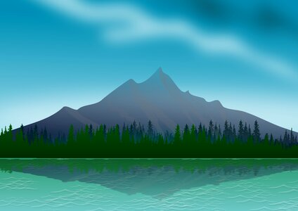 Environment water lake. Free illustration for personal and commercial use.