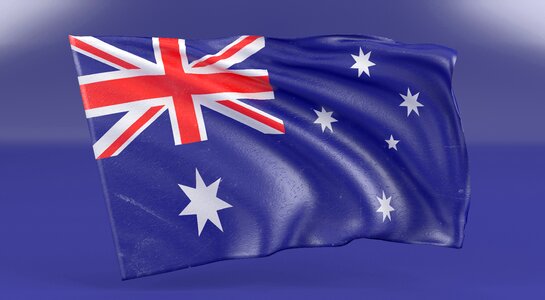 Australian aussie patriotism. Free illustration for personal and commercial use.