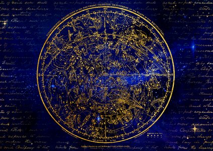 Alexander jamieson zodiac sign star atlas. Free illustration for personal and commercial use.