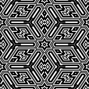 Seamless design geometric patterns. Free illustration for personal and commercial use.