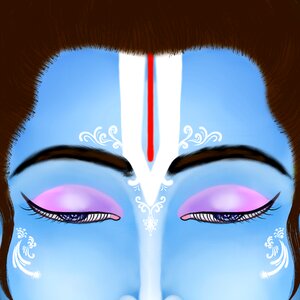Kanha govand happ ykrishna janmashtami. Free illustration for personal and commercial use.