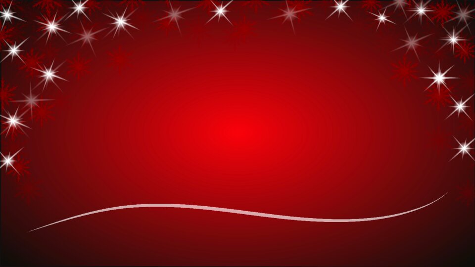 Red merry christmas holidays. Free illustration for personal and commercial use.