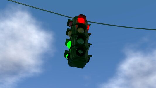 Green traffic signal. Free illustration for personal and commercial use.