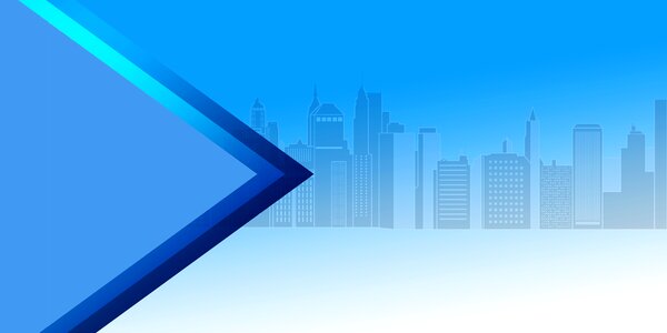 Skyline office oblique. Free illustration for personal and commercial use.