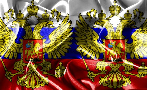 Imperial eagle flag flag of russia. Free illustration for personal and commercial use.