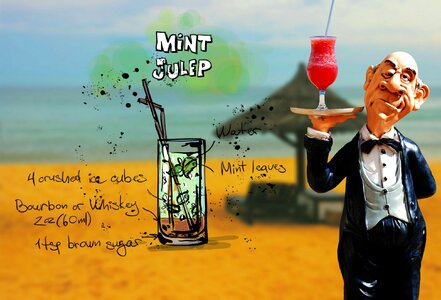 Operation upper waiter. Free illustration for personal and commercial use.