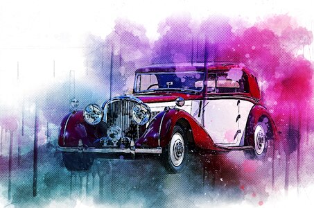 Old timer vehicle vintage. Free illustration for personal and commercial use.
