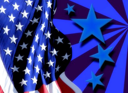 American flag united states star. Free illustration for personal and commercial use.