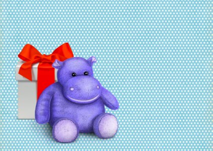 Kids teddy bear. Free illustration for personal and commercial use.