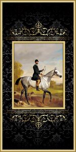 Equestrian horsemanship gentleman. Free illustration for personal and commercial use.