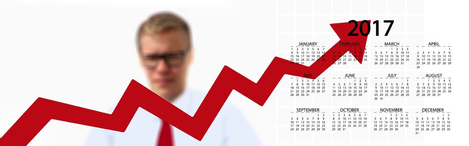 Man presentation schedule plan. Free illustration for personal and commercial use.