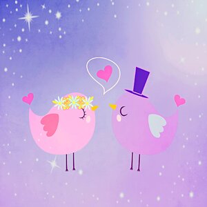 Pair lovers valentine's day. Free illustration for personal and commercial use.